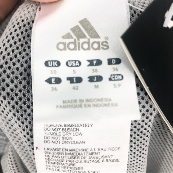 SOLD! Adidas Small Navy & Aqua Windbreaker Sweat Pants - Picture 7 of 9